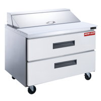 New Air NPT-36SA-2D 36" Two-Drawer Sandwich and Salad Prep Table