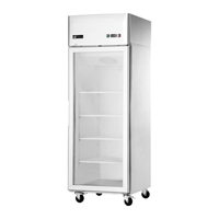 Congélateur-présentoir 1 porte vitrée à montage supérieur EFI F1-29GDSVC, 606 litres