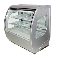 Fogel ELITE-4-DC-HC-G Elite Series 48.5" Curved Glass Refrigerated Deli Case - 19 Cu. Ft.
