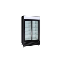 Kool-It KSM-36 31 Cu. Ft. Glass Sliding Door Display Refrigerator (44.5")