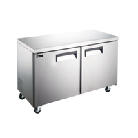 EFI FUDR2-48VCX 48-Inch X-Line 2-Door Undercounter Commercial Freezer, 12 Cu. Ft.