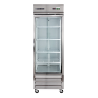 Maxx Cold MXCR-23GDHC X-Series 23 Cu. Ft. Glass Door Reach-In Refrigerator