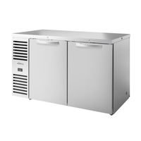 True Refrigeration TBR60-PTSZ1-L-S-SS-SS-1 60-Inch Stainless Steel Pass-Through Bar Cooler