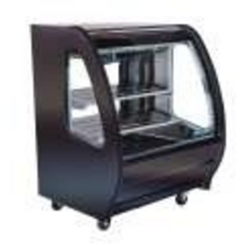 Imbera Pro-Kold DDC40B 40-Inch Curved Glass Refrigerated Deli Case