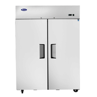 Atosa MBF8002GR 51.75" Double-Door Top-Mount Reach-In Freezer, 43.2 Cu. Ft.