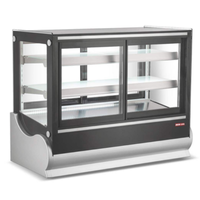New Air NCDC-48-SV 47.5-Inch Countertop Refrigerated Display Case with Dual Sliding Doors