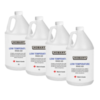 Hobart Concentrated High-Temperature Rinse Additive - 4 Litre Jugs (Case of 4)