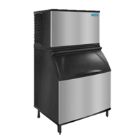 Koolaire KDP0500A 30-Inch Commercial Air-Cooled Dice Ice Machine - 502 lb Capacity