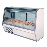 Howard-McCray SC-CFS32E-4C-LED 50-Inch Curved Glass Fish and Poultry Service Case