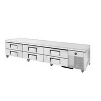 True TRCB-110-HC 110-Inch 6-Drawer Refrigerated Chef Base Equipment Stand