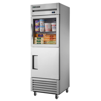 True T-23-1-G-1-HC~FGD01 27-Inch Reach-In Refrigerator with Combination Half Doors