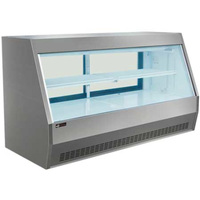 EFI CDS-2000S 78.7-Inch Straight Glass Deli Display Case with Gravity Coil Refrigeration