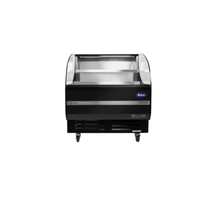 Atosa ATHOM-39 39-Inch Black Exterior Open-Air Commercial Refrigerated Display Merchandiser