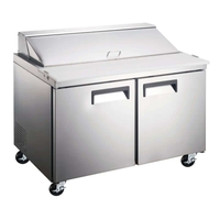 Ancaster Food Equipment PTS-60 Refrigerated 60-Inch Salad and Sandwich Prep Table (SCL2-60-E-HC)