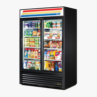 True Refrigeration GDM-45-HC-LD 51-Inch Sliding Glass Door Display Refrigerator