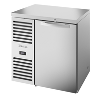 True TBR32-RISZ1-L-S-S-1 32-Inch Stainless Steel Solid Door Back Bar Refrigerator