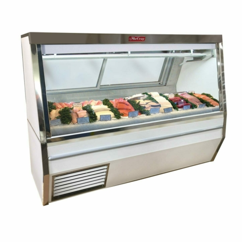 Howard-McCray SC-CFS34N-4-S-LED 48-Inch Double-Duty Seafood and Poultry Display Case