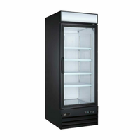 Congélateur vitré simple porte EFI F1-31GDVCX de 22,9 pi³ avec affichage, noir