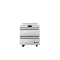 Atosa AWR27D2 27.5-Inch Commercial Worktop Refrigerator with 2 Drawers
