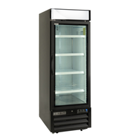 Maxx Cold MVMR23B 23 Cu. Ft. Single Glass Door Display Refrigerator - 27-Inch