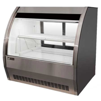 EFI CDC-1200S Curved Glass Refrigerated Deli Display Case, 47.2" Width