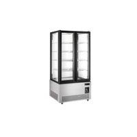 EFI FGSM-4275 39.3-Inch 4-Sided Glass Display Freezer Showcase