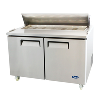 Atosa MSF8303GR 60-Inch 2-Door Commercial Sandwich and Salad Prep Table