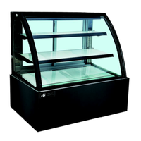 Vitrine réfrigérée de charcuterie à vitre courbe complète EFI CGCM-7147 de 70,9 pouces