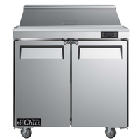 Table de préparation réfrigérée commerciale EFI Versa Chill 36 po CSDR2-36VC