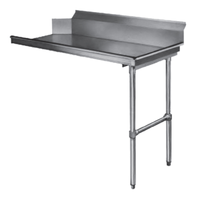 Thorinox TCDT-3060-R 60-Inch Clean Straight Dishtable for Left-to-Right Operation