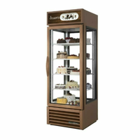 True Refrigeration G4SM-23-HC~TSL01 23 Cu. Ft. Copper Finish 4-Sided Glass Merchandiser