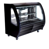 Imbera Pro-Kold DDC60B 60-Inch Curved Glass Deli Display Case - Black
