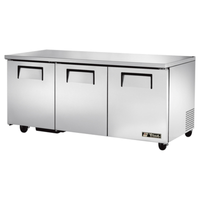 True Refrigeration TUC-72-HC 72" Solid Door Undercounter Cooler