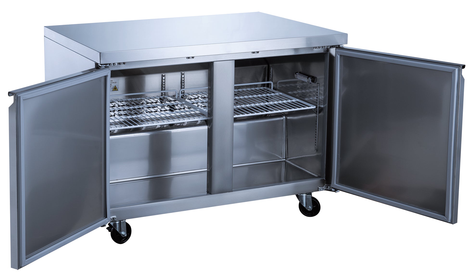 UUC72F Congélateur sous comptoir à trois portes pleines, 72" de largeur - Toronto Commercial Refrigeration