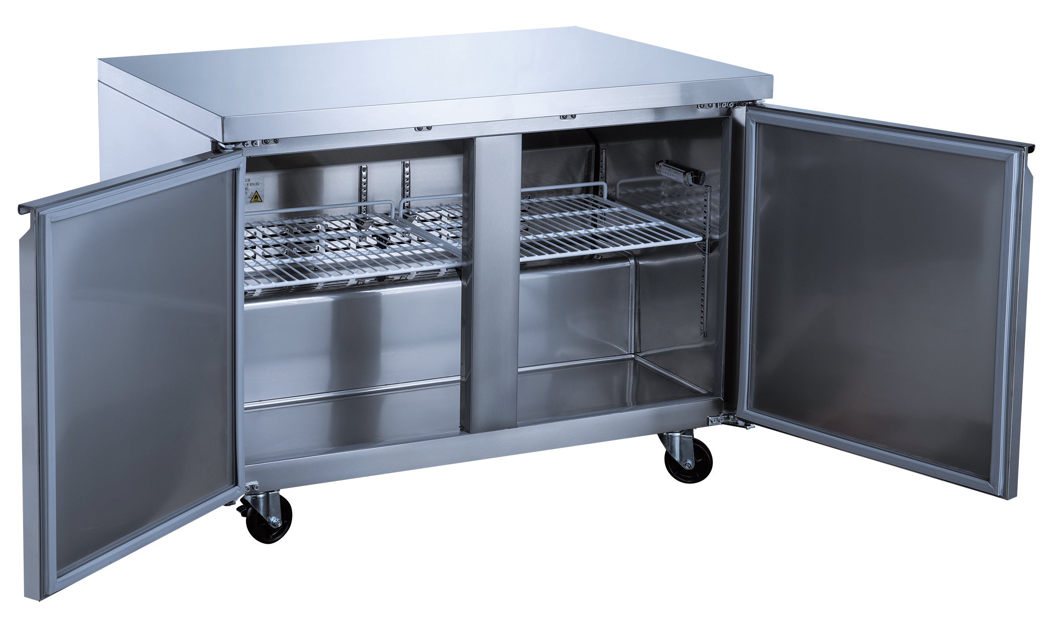 UUC72F Congélateur sous comptoir à trois portes pleines, 72" de largeur - Toronto Commercial Refrigeration