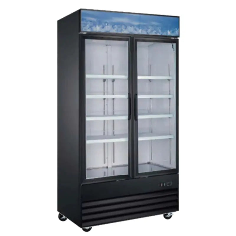 EFI C2-39GDVCX Double Glass Door Cooler Merchandiser Refrigerator DisplayToronto Commercial Refrigeration