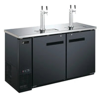 EFI CBBDD2-60CC 60" Black Back Bar Direct Draw Dispensing CoolerToronto Commercial Refrigeration