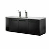 EFI CBBDD3-72CC 72" Black Back Bar Beer DispenserToronto Commercial Refrigeration