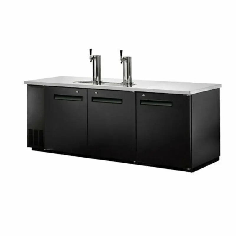EFI CBBDD3-72CC 72" Black Back Bar Beer Dispenser