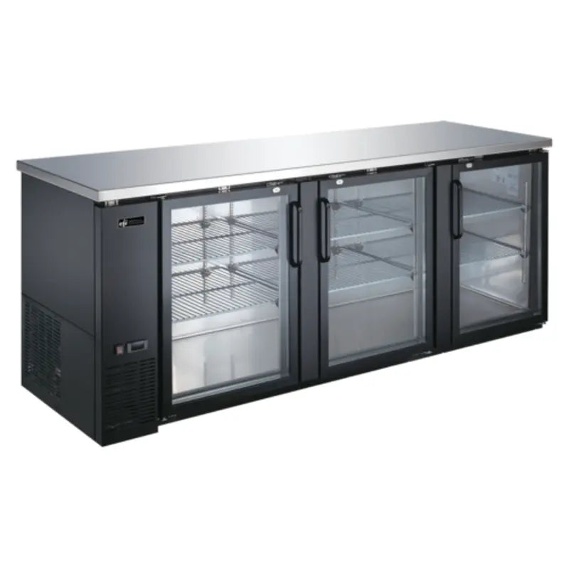 EFI CBBGD3-90CC Commercial 3-Door Back Bar Glass CoolerToronto Commercial Refrigeration