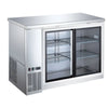 EFI CBBSGDS2-48CC Stainless Steel Sliding Glass Door Back Bar CoolerToronto Commercial Refrigeration