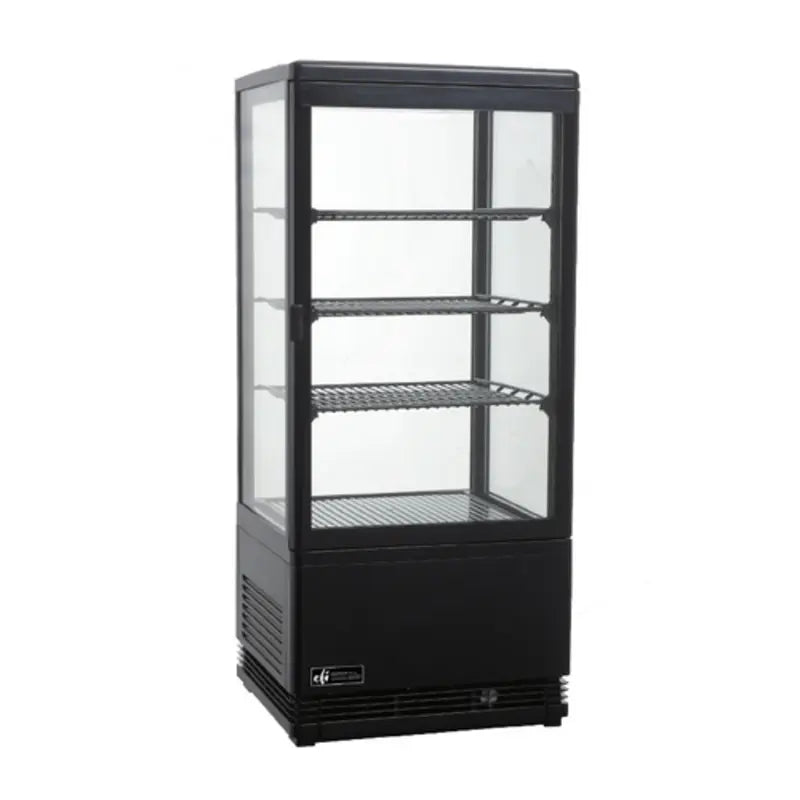 EFI CGCM-1738-B Square Glass Refrigerated Display Case Foodservice Industry