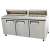 EFI CMDR3-72VC Mega-Top Commercial Refrigerated Food Preparation TableToronto Commercial Refrigeration