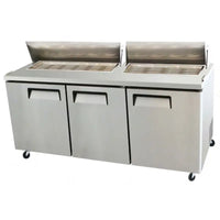 EFI CMDR3-72VC Mega-Top Commercial Refrigerated Food Preparation TableToronto Commercial Refrigeration