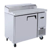 EFI CPDR1-44VC-L 44-inch Commercial Refrigerated Pizza Prep Table with Cutting BoardToronto Commercial Refrigeration