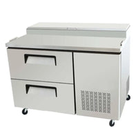 EFI CPDW2-44VC 44-Inch Stainless Steel Refrigerated Pizza Prep TableToronto Commercial Refrigeration