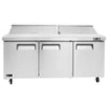 EFI CSDR3-72VC Commercial Salad Sandwich Prep Table Refrigerator UnitToronto Commercial Refrigeration