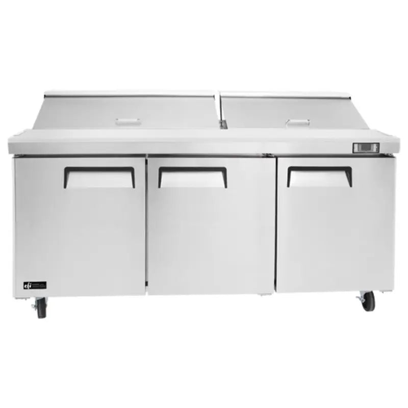 EFI CSDR3-72VC Commercial Salad Sandwich Prep Table Refrigerator UnitToronto Commercial Refrigeration