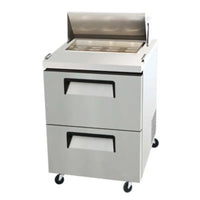 EFI CSDW2-27VC 27-Inch Front Breathing Stainless Steel Salad/Sandwich Prep TableToronto Commercial Refrigeration