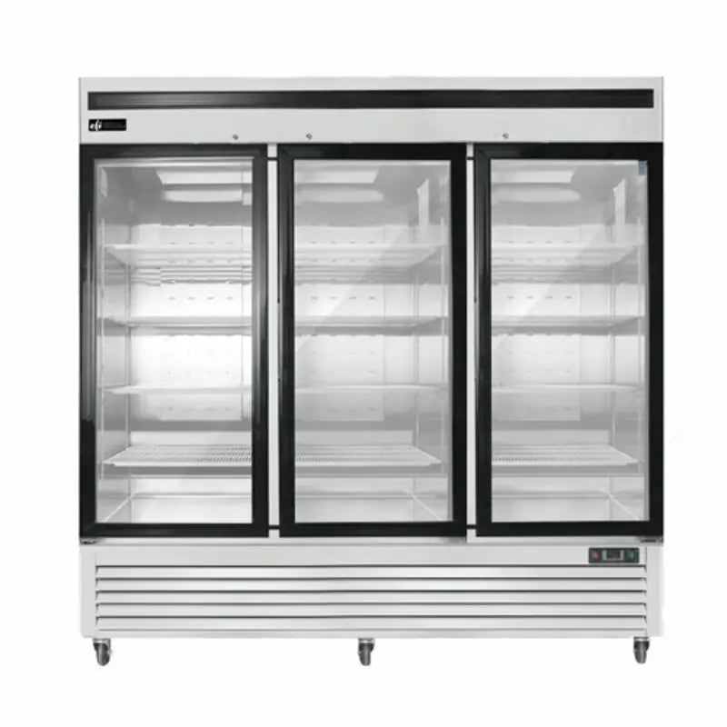 EFI F3-82GDSVC Commercial Bottom Mount Reach-In Glass Door FreezerToronto Commercial Refrigeration